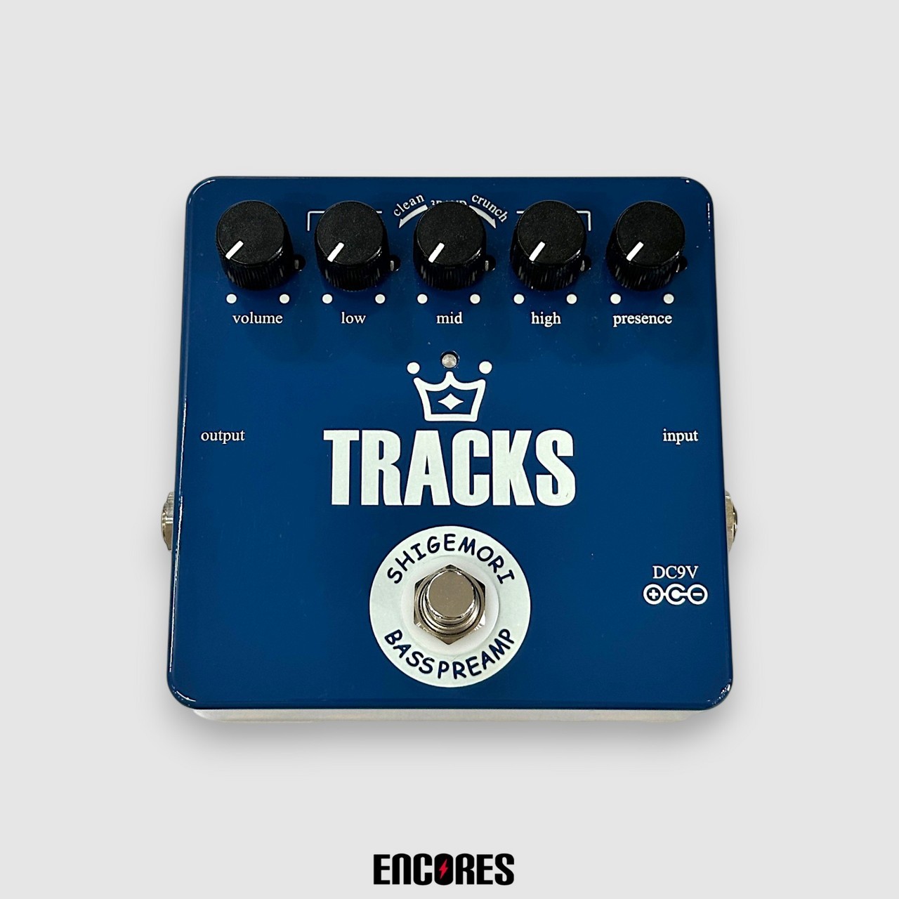 Shigemori TRACKS Brass Bass Guitar Effects Pedal Handmade Used