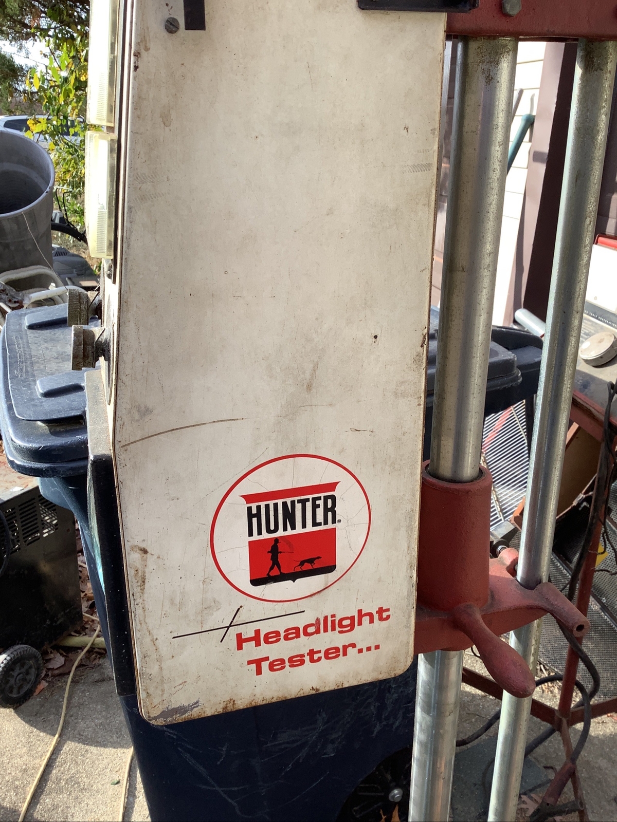 Vintage Hunter Headlight Alignment Machine