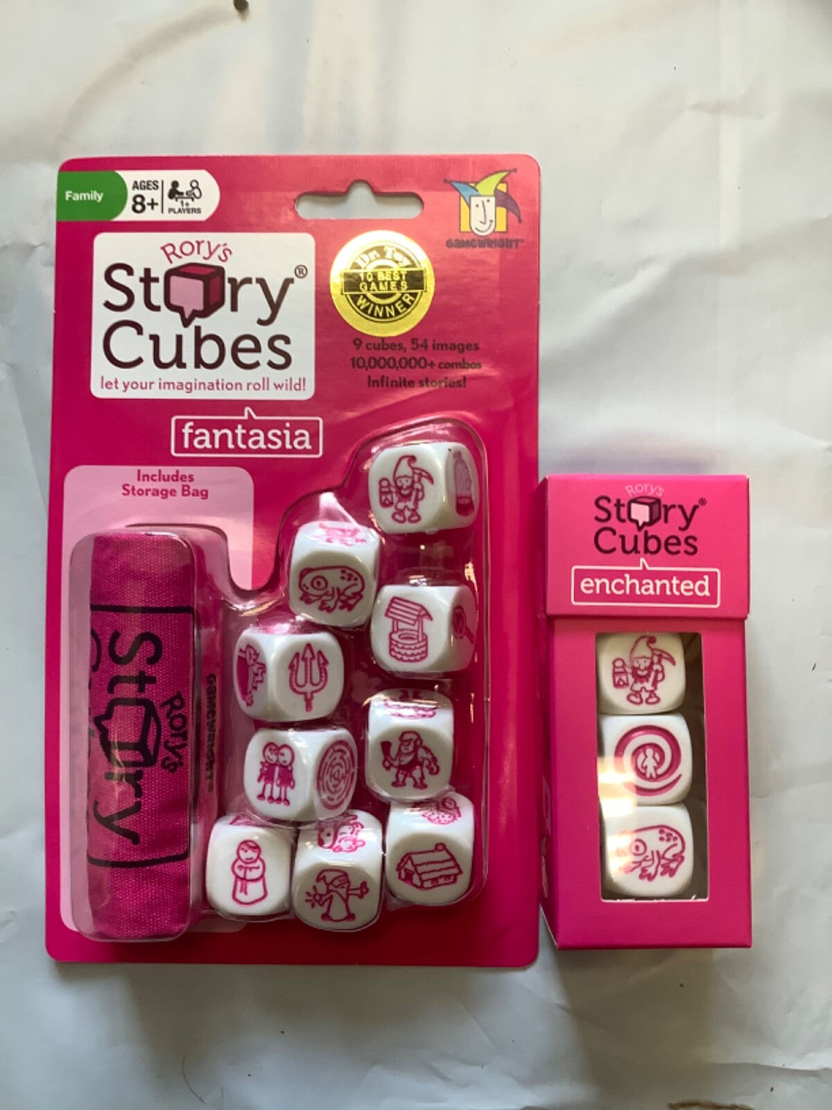 New Rory’s Story Cubes - Fantasia - 9 Cubes, 54 Images and enchanted 3 cubes