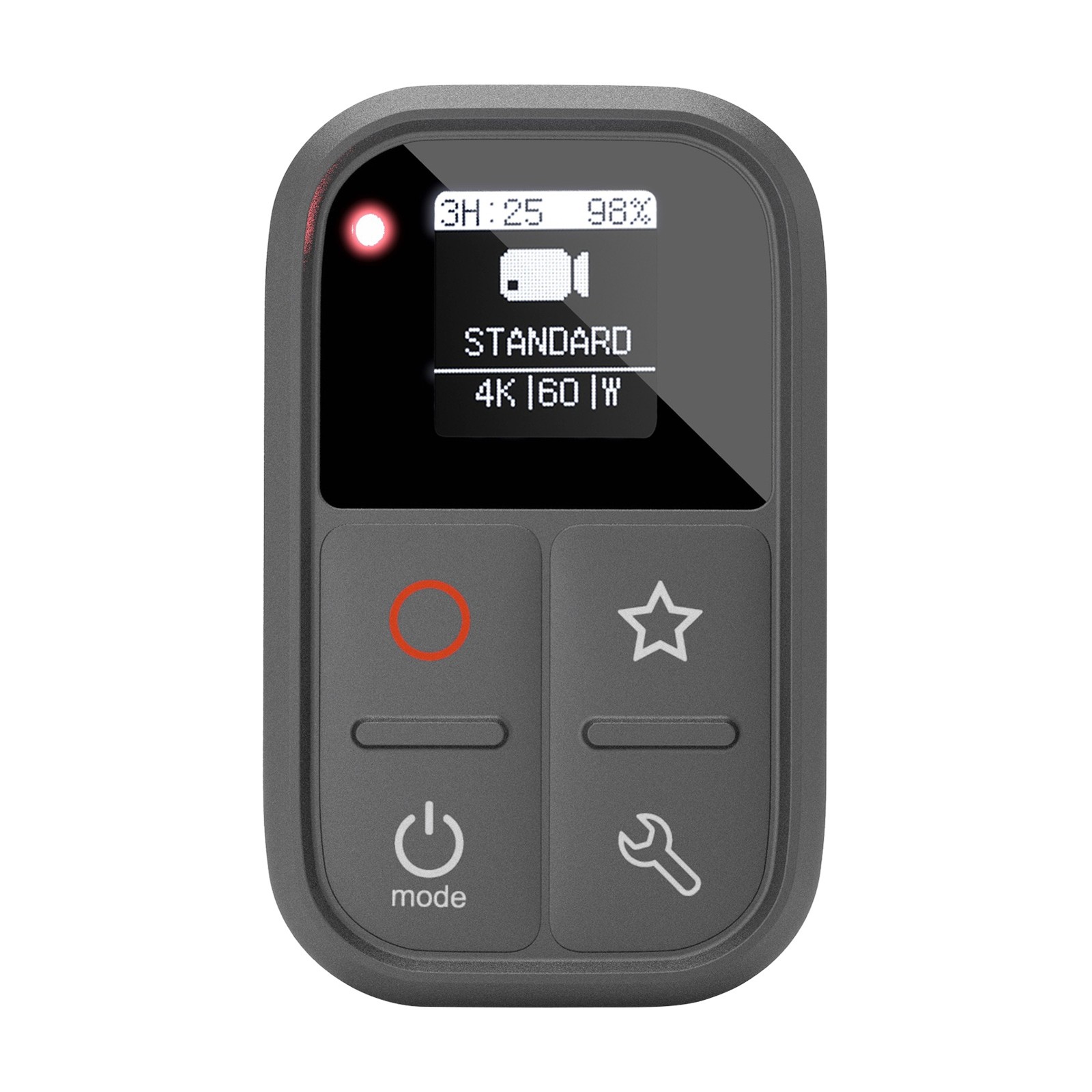 Action Camera Remote Control OLED Display 80M Control Distance Wireless Camera