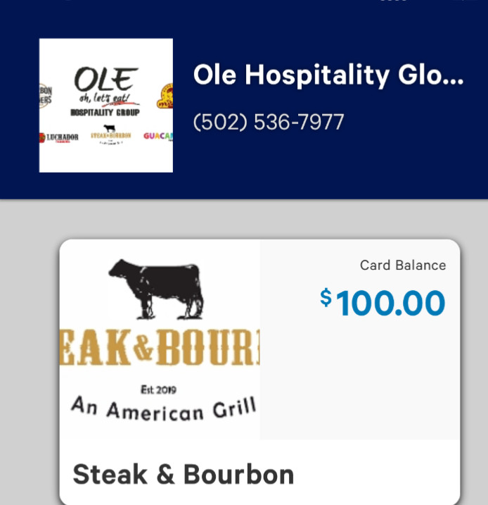100 Dollar Multi-Restaurant Gift Card Quick Email delivery