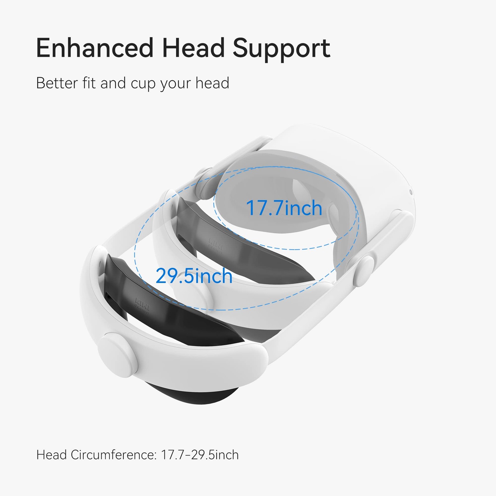 K2 Comfort Head Strap for Oculus/Meta Quest 2, Enhanced Support VR Accessory