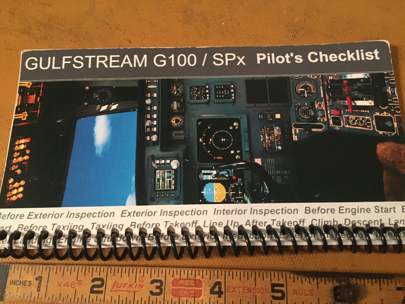Gulfstream G100/SPx  Pilot's Checklist