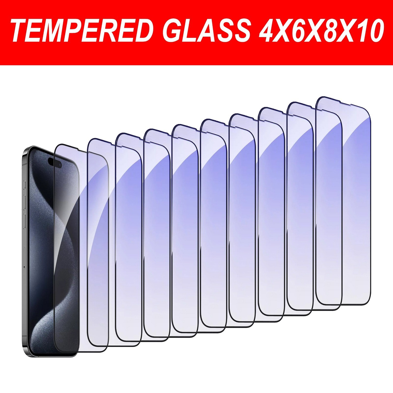 iPhone 17 Pro Max 17 Pro 17 Screen Protector Tempered Glass 10 Pack Bundle