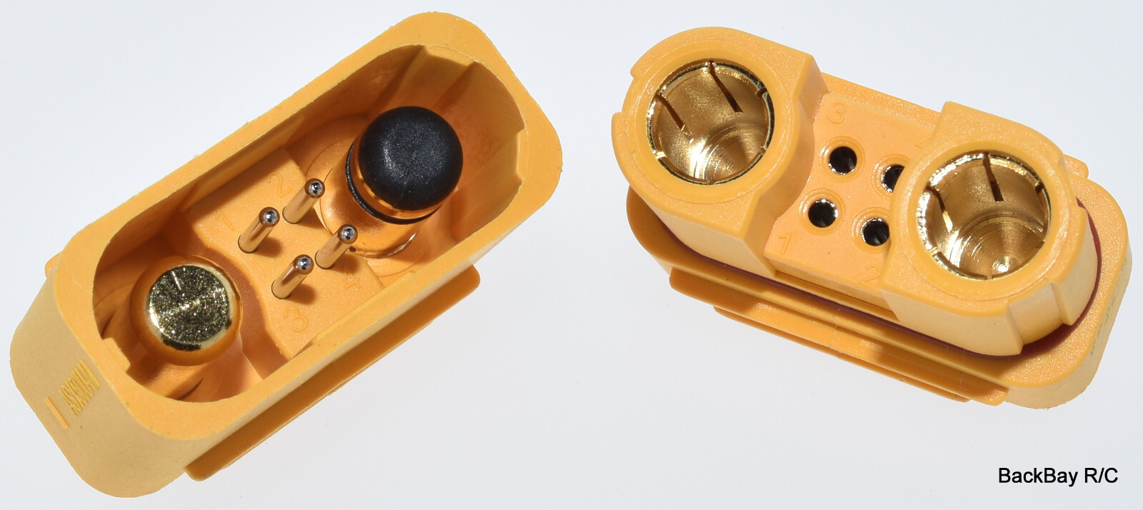 AMASS AS150U Anti-Spark Male/Female Waterproof Lipo Connectors with Signal Pins