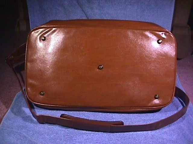 Navy & Brown carry Case with shoulder strap