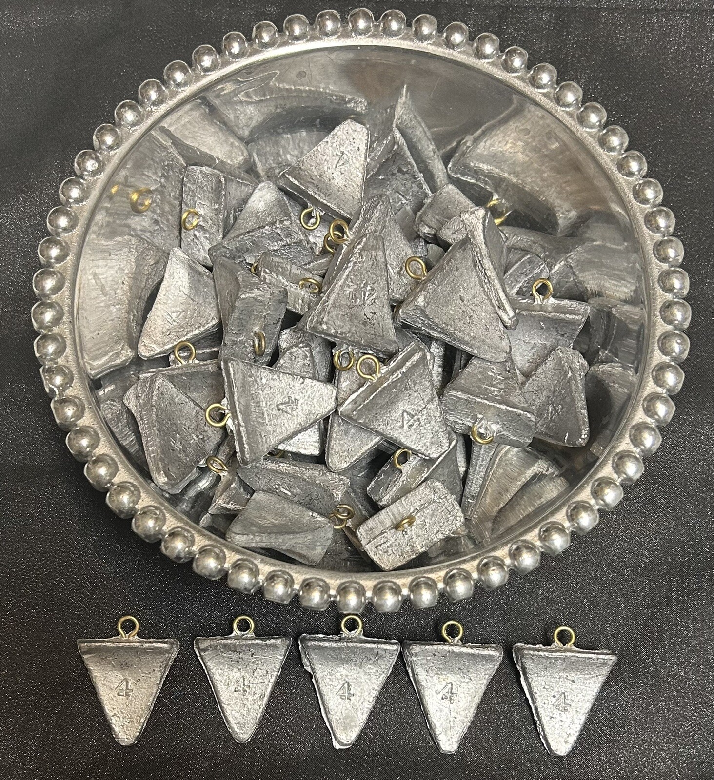 4 oz SURF LEAD SINKERS, 50 PCS, FREE SHIPPING