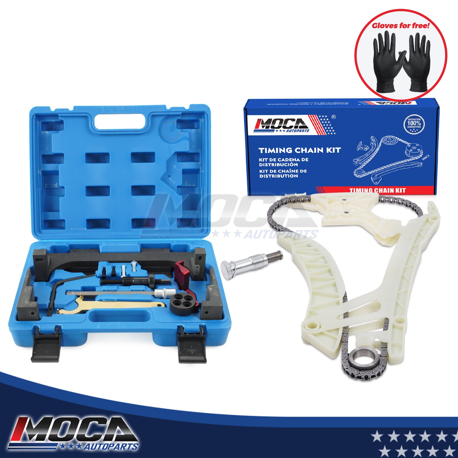 Timing Chain Kit & Timing Locking Tool for 14-17 BMW 320i xDrive 2.0L F10 F22 23