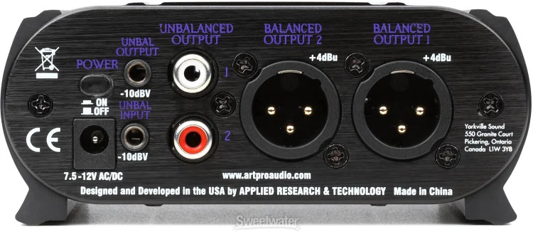 ART CLEANBoxPro 2-channel Balanced / Unbalanced Level Converter