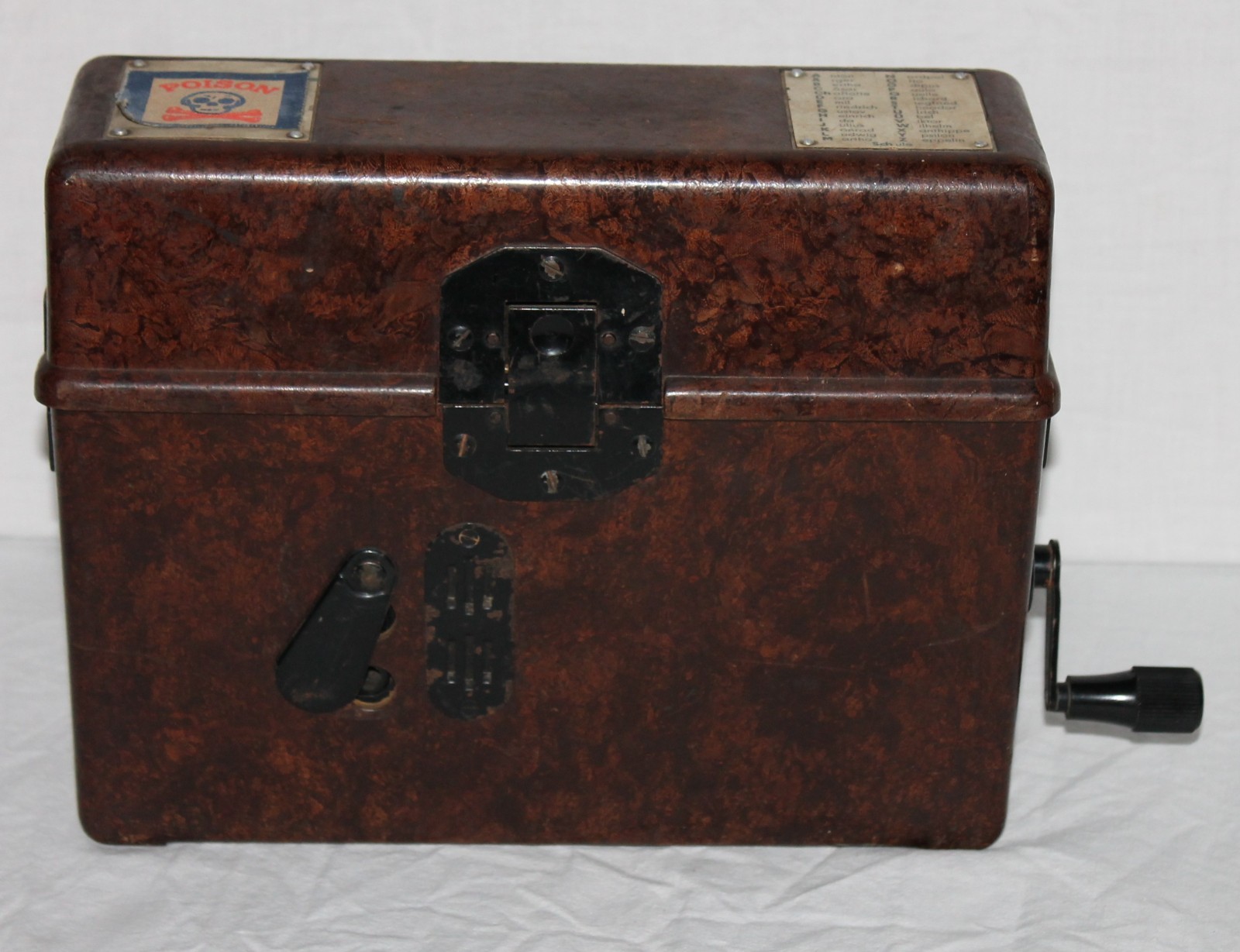 WWII Hagenuk German Wehrmacht Field Phone  Feldfernsprecher 33 1941E Bakelite