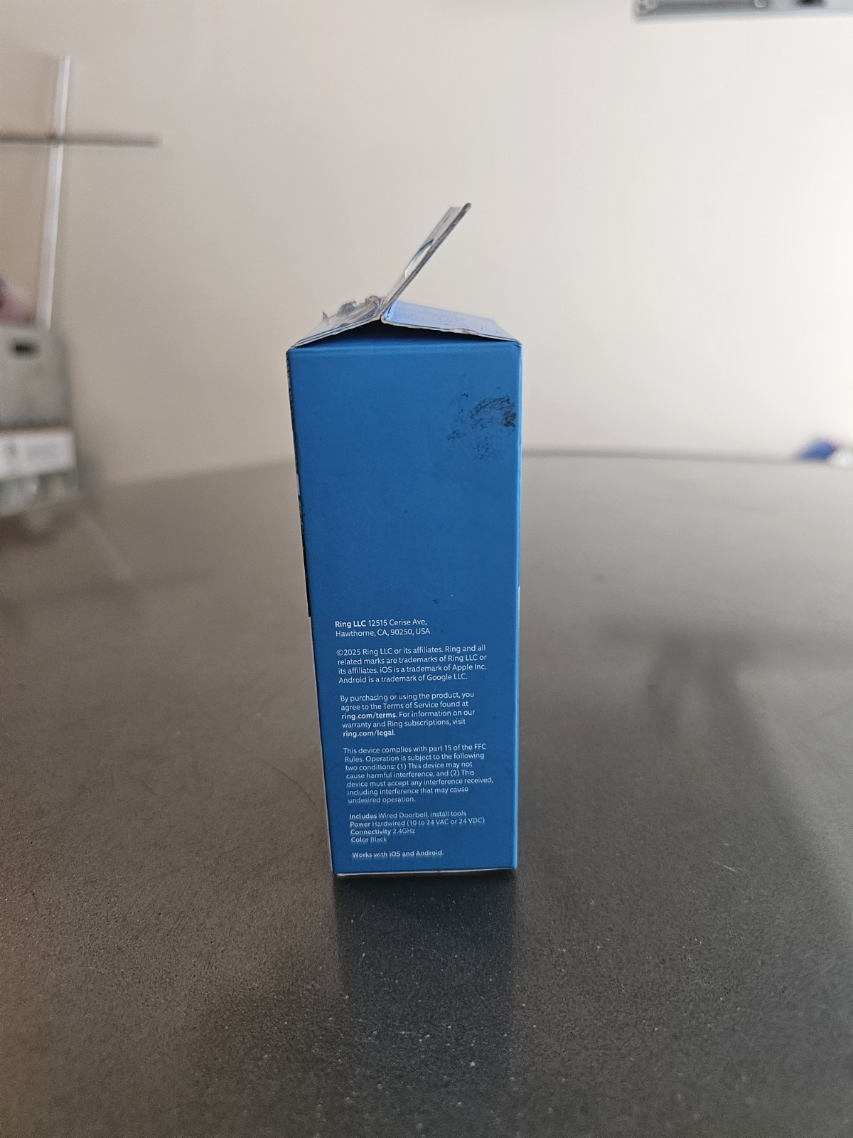 Ring Wired Battery Doorbell (#Y1-B5)