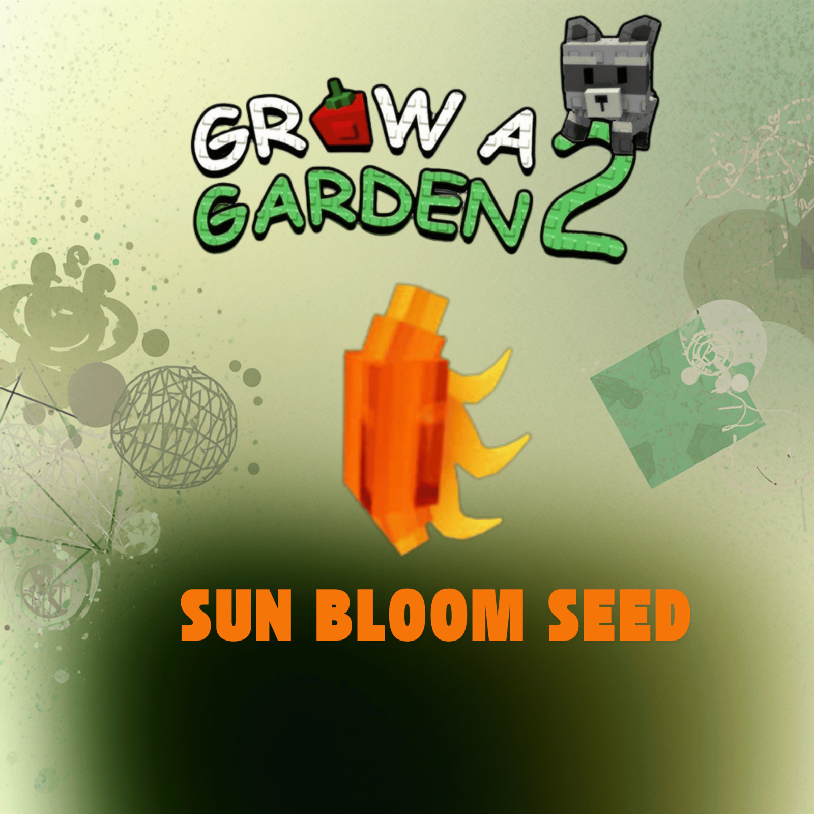 CHEAPEST 🔥Grow a Garden 2 🔥 SUN BLOOM SEED 🔥 VIA MAIL BOX FAST DELIVERY