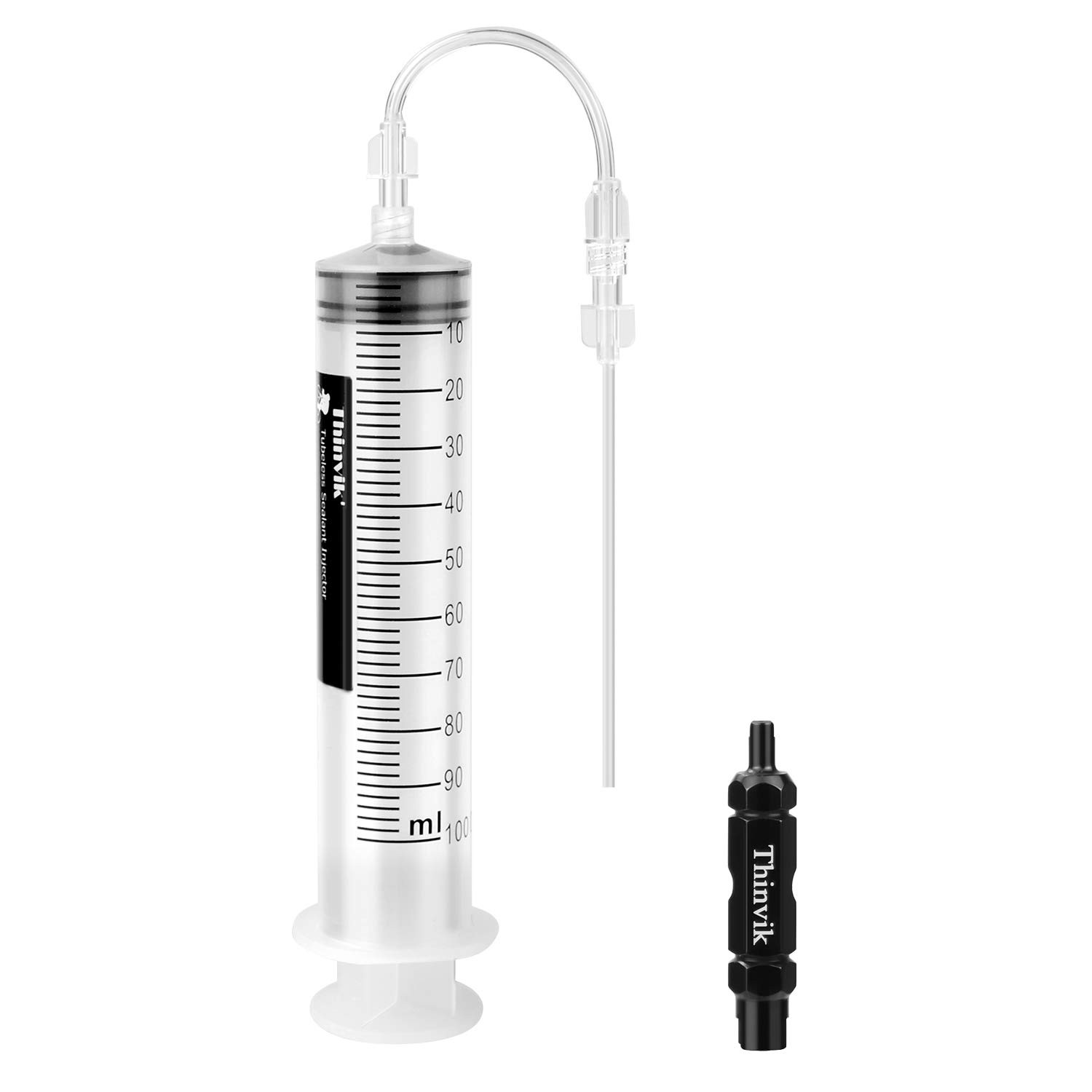 3.5 oz/100ML Bike Tubeless Sealant Injector Syringe for Stans No Tubes sealan...