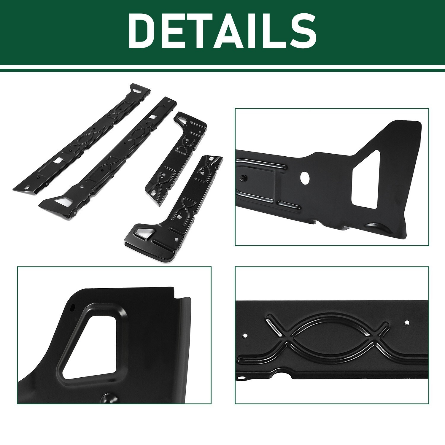 Inner Rocker Panels FOR 99-07 Chevy Silverado GMC Sierra 1500/2500/3500 Crew Cab