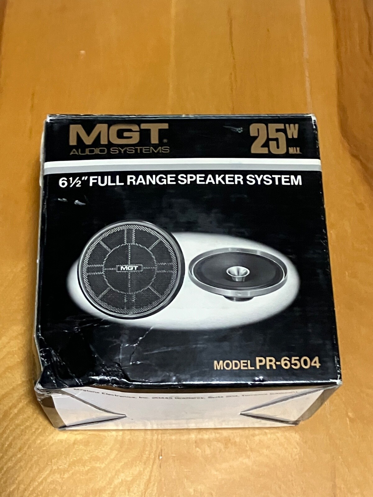 MGT Audio Systems PR-6504 6.5 inch Full Range Speaker System - New in Open Box