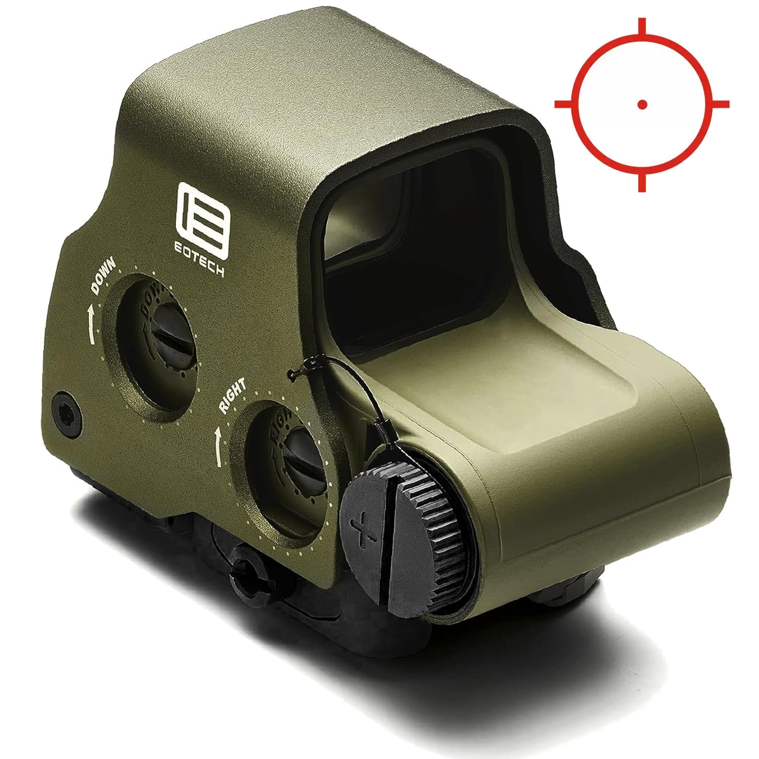 EOTech EXPS3-0 Red Dot Sight HWS 68 MOA Circle 1 MOA Dot w/ PVC Patch - OD Green