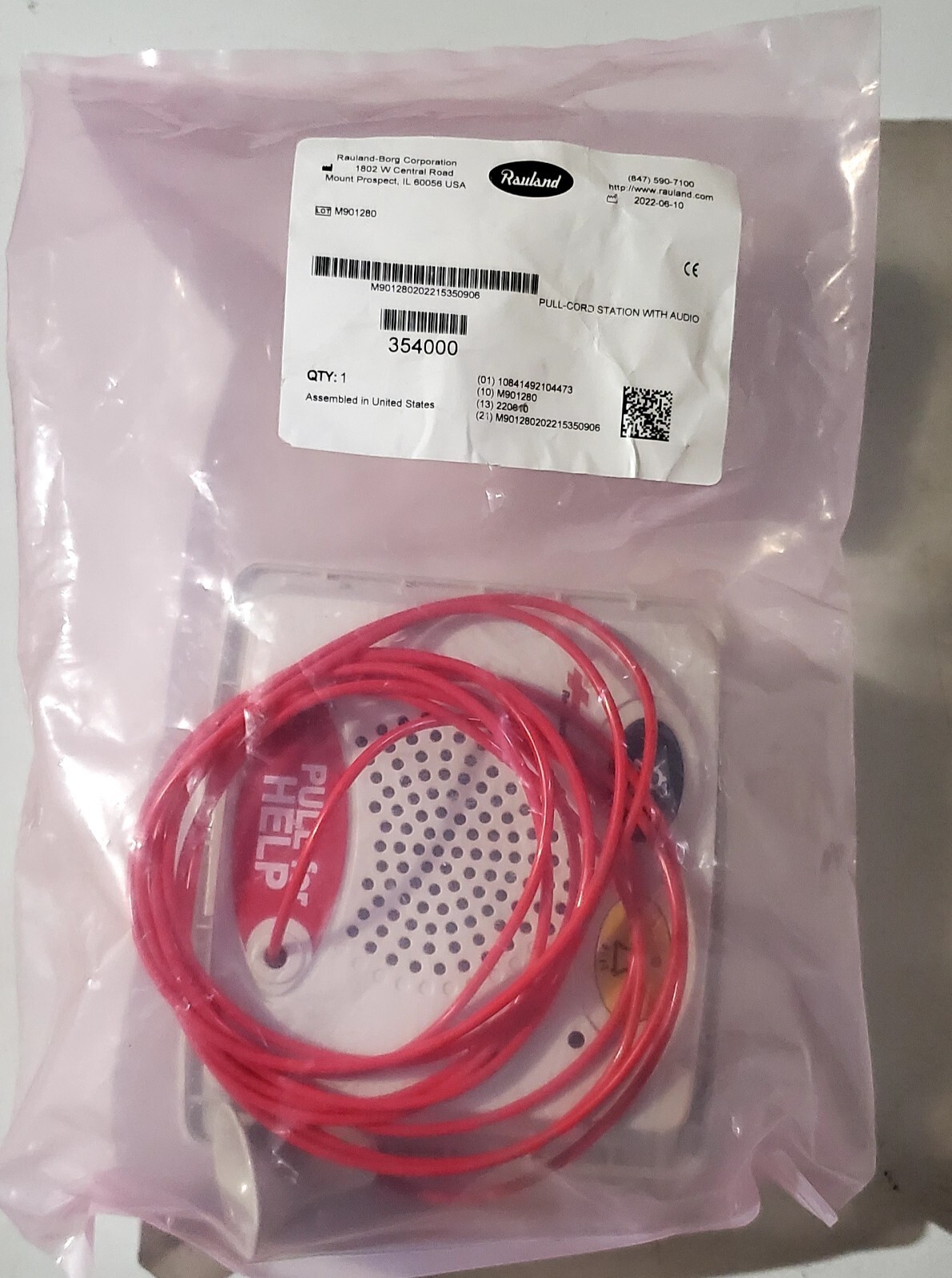 Rauland Responder 5 pull cord station  354000