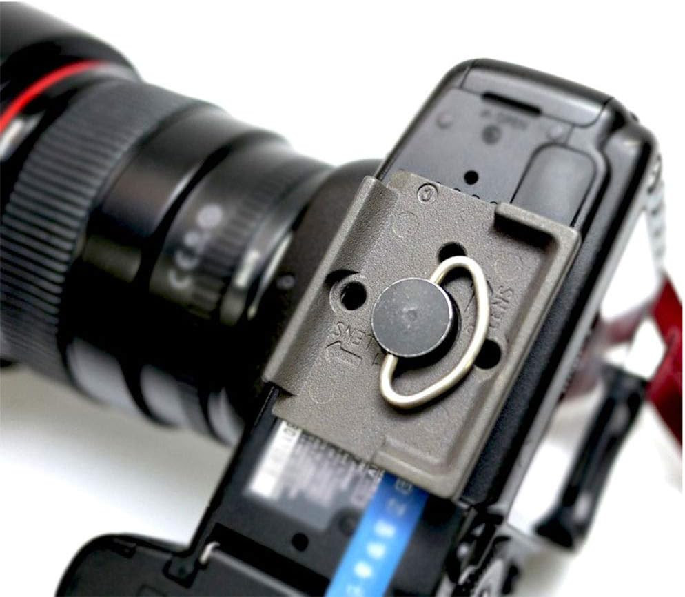 Quick Release Plate 1/4" Screw Compatible with Manfrotto 200PL-14 322RC2 324RC2