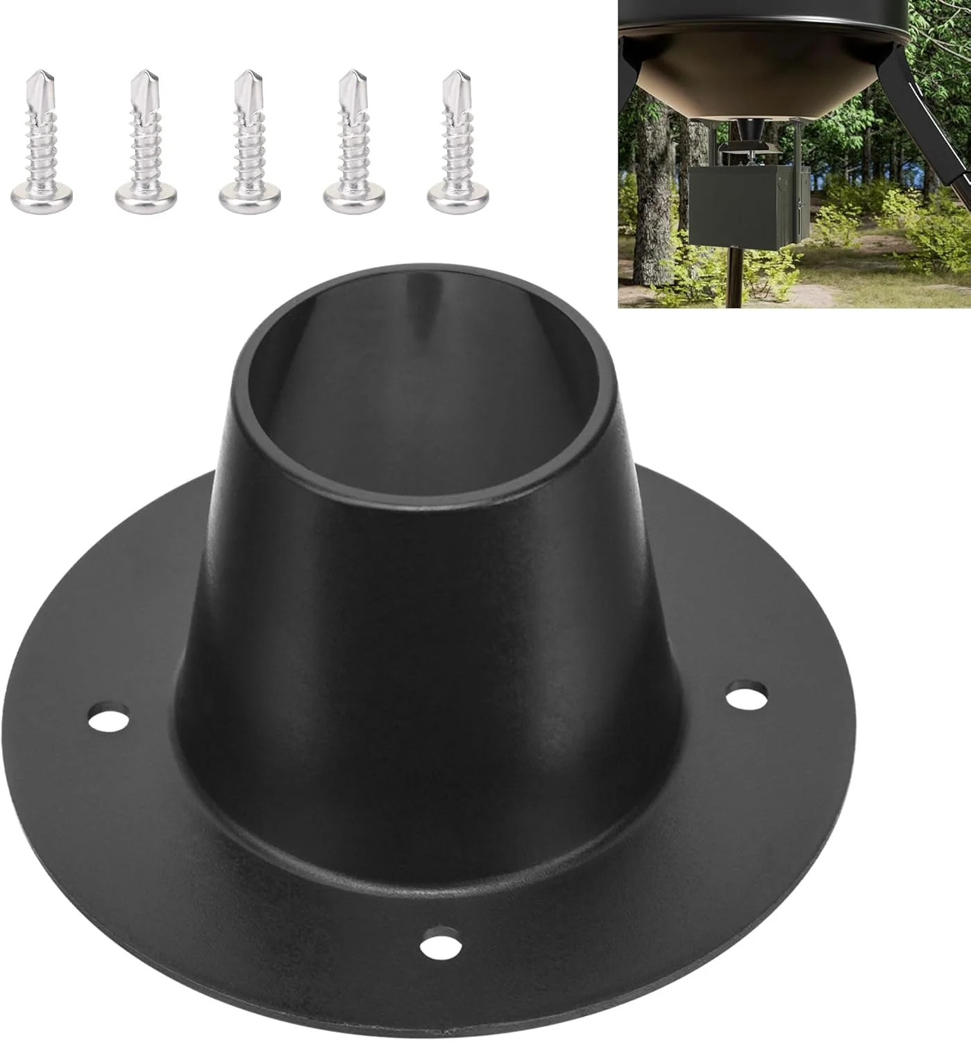 2" Drop Funnel for Deer Feeder, Versatile Funnel for Deer Feeder, Adopt Durable