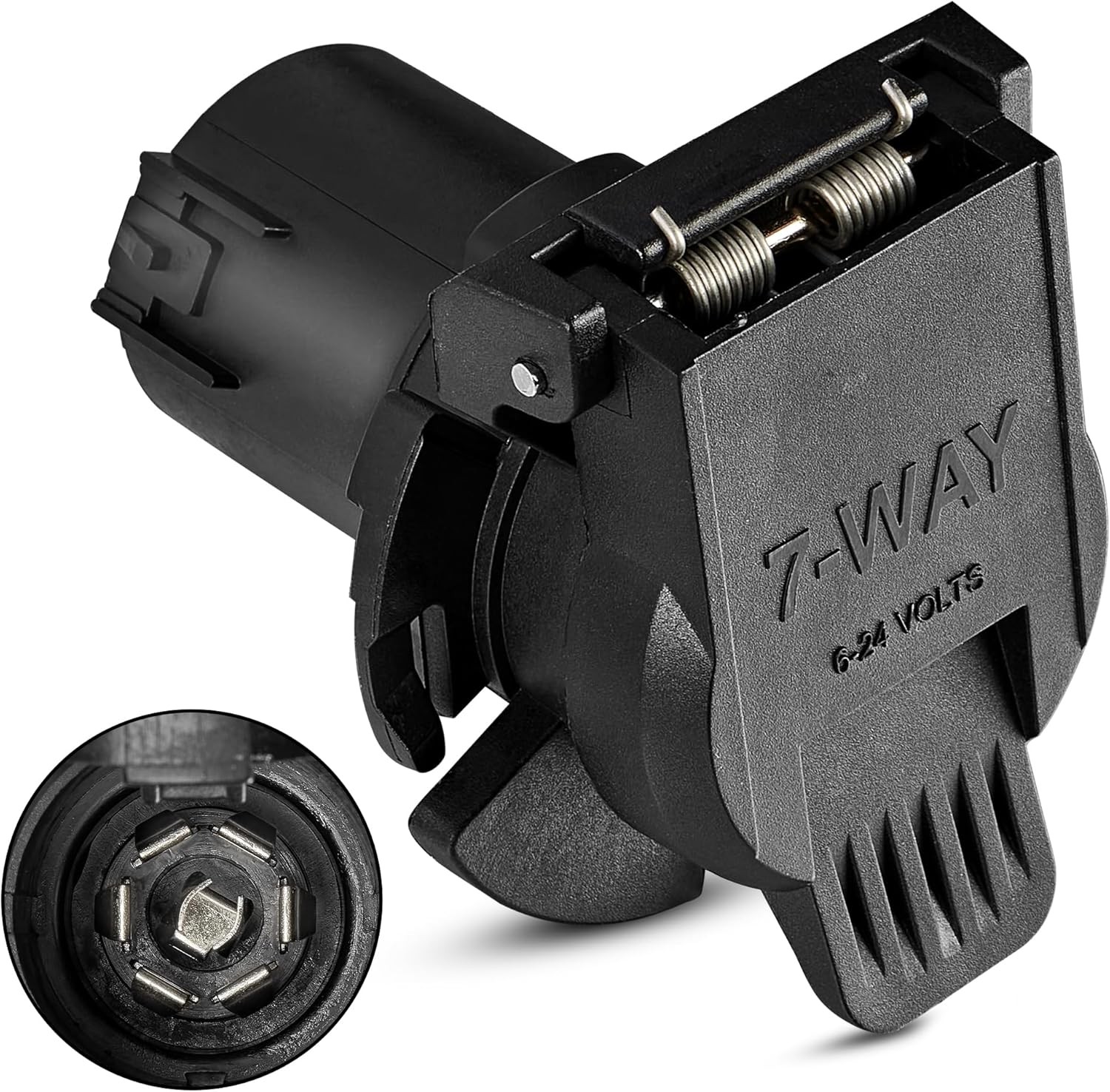 USCAR to RV 7 Way Trailer Plug Adapter For Chevy Tahoe 2000-18 Avalanche 07-13