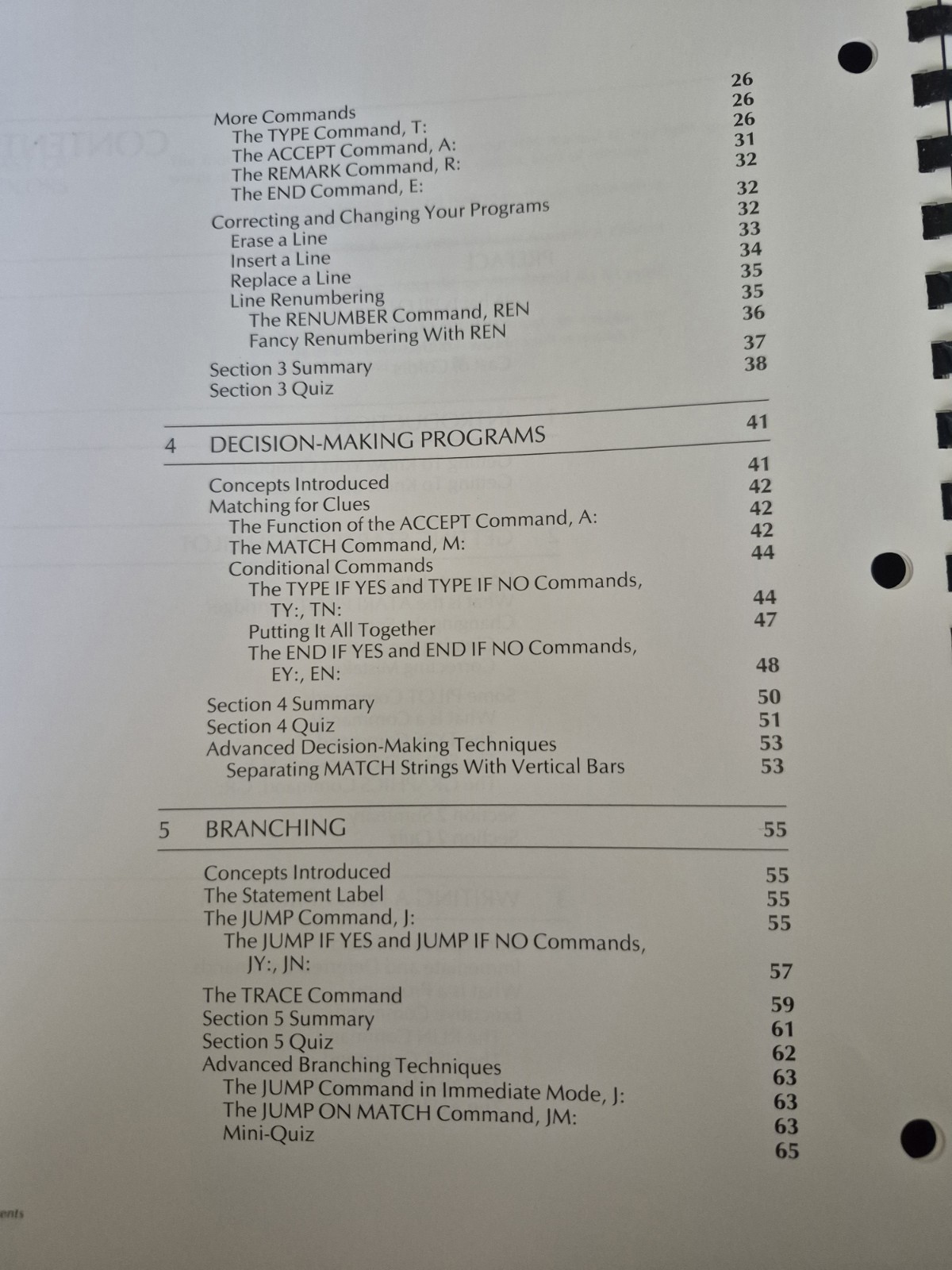 Vintage 1981 Atari 400/800 Student Pilot Reference Guide