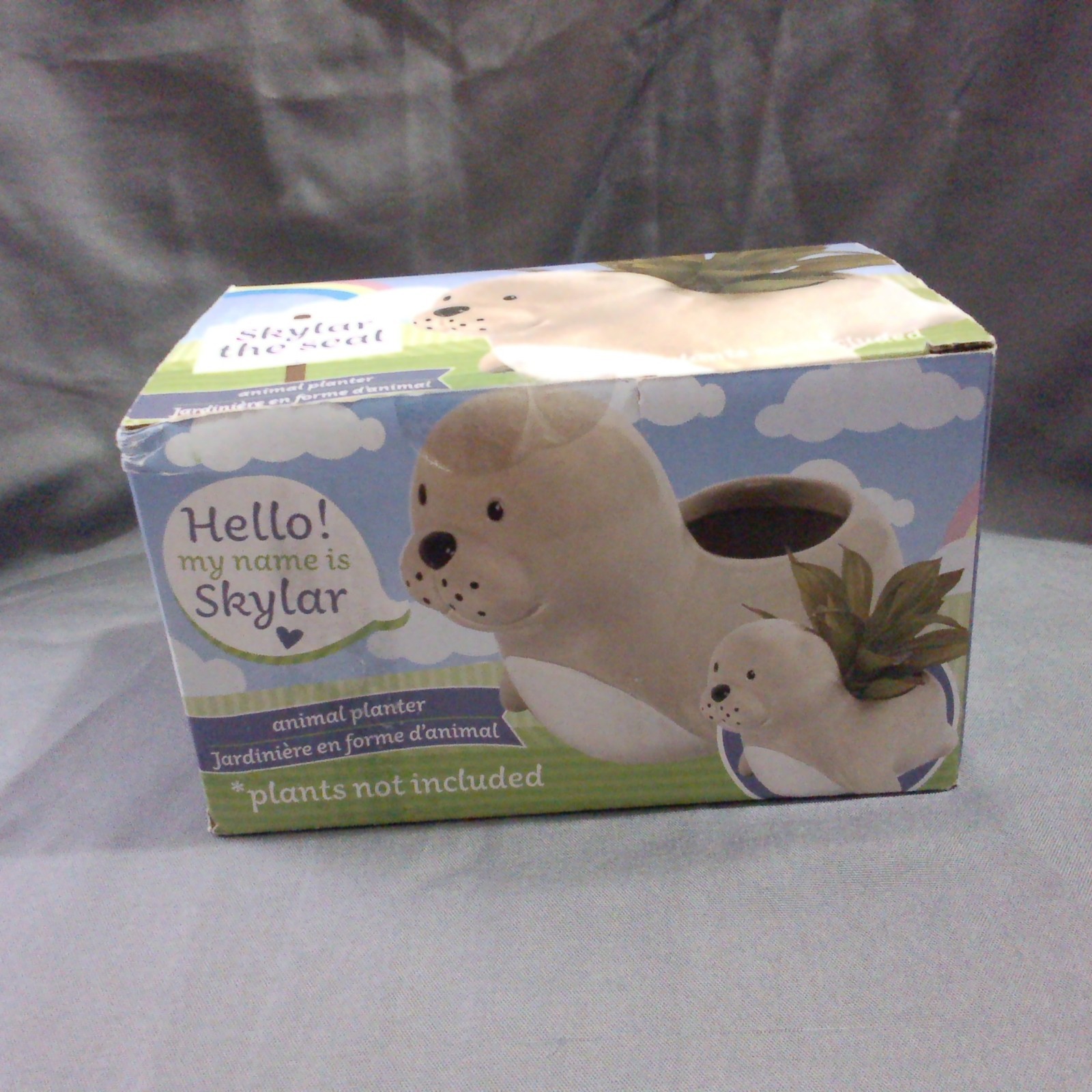 Animal Planter Skylar The Seal NIB