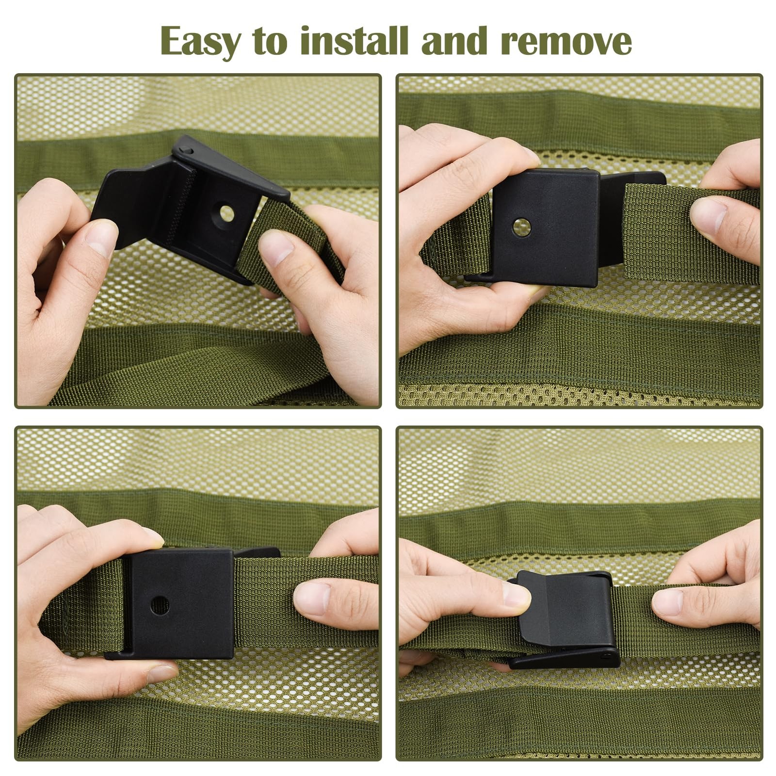 Universal Replacement Tree Stand Seat with Pocket, 16x12 Inch, Adjustable Strap