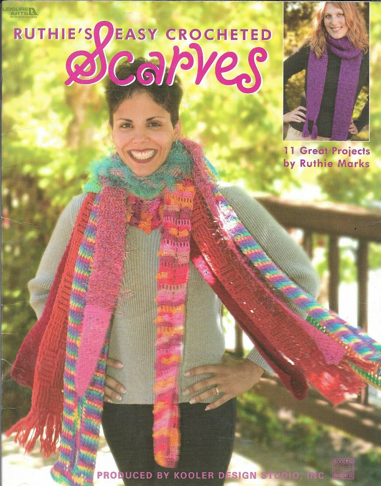 RUTHIE'S EASY CROCHETED SCARVES 11 DESIGNS CROCHET PATTERN BOOK