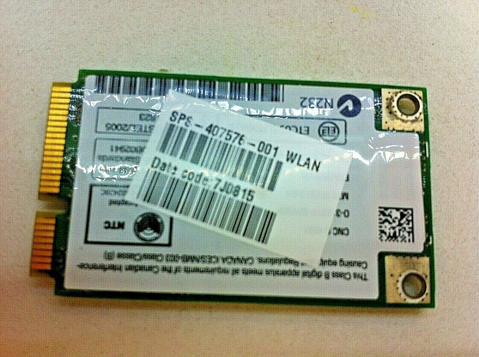 HP Compaq TS4400 OEM a/b/g Dual Band WIFI WLAN Card 407576-001 407674-001 - 76