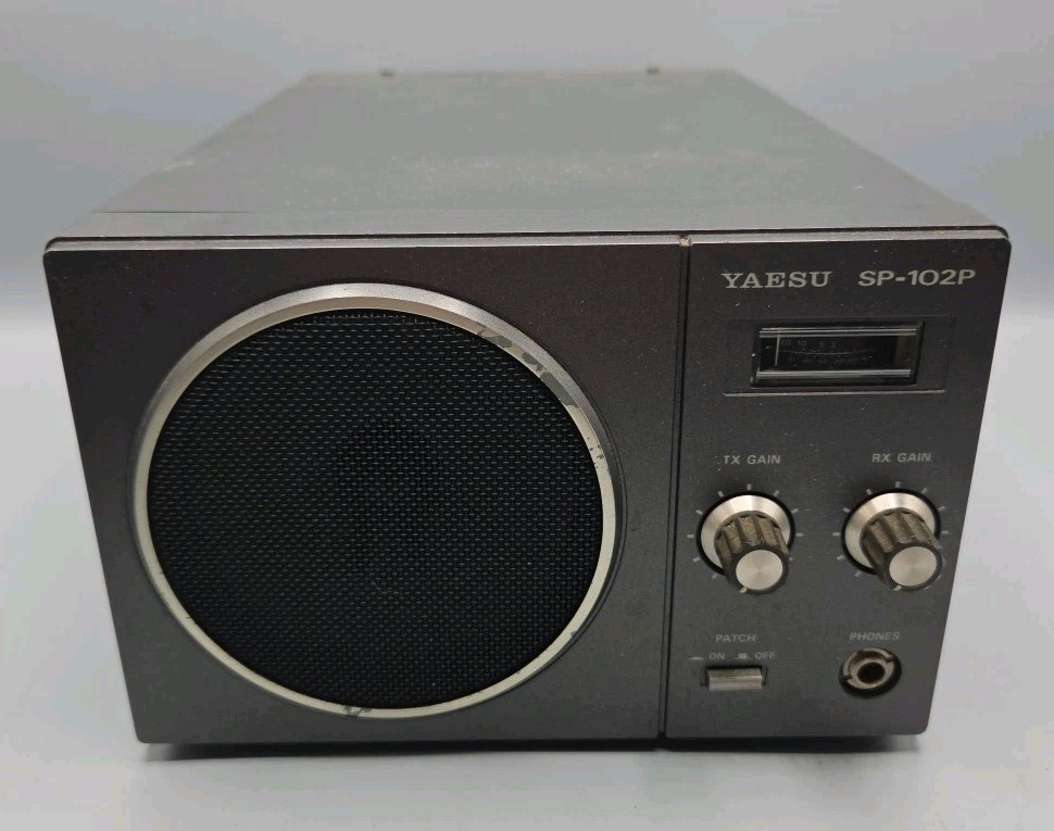 Yaesu SP-102 External Speaker Hi and Low filters 2 inputs - for FT-120 Ham Radio
