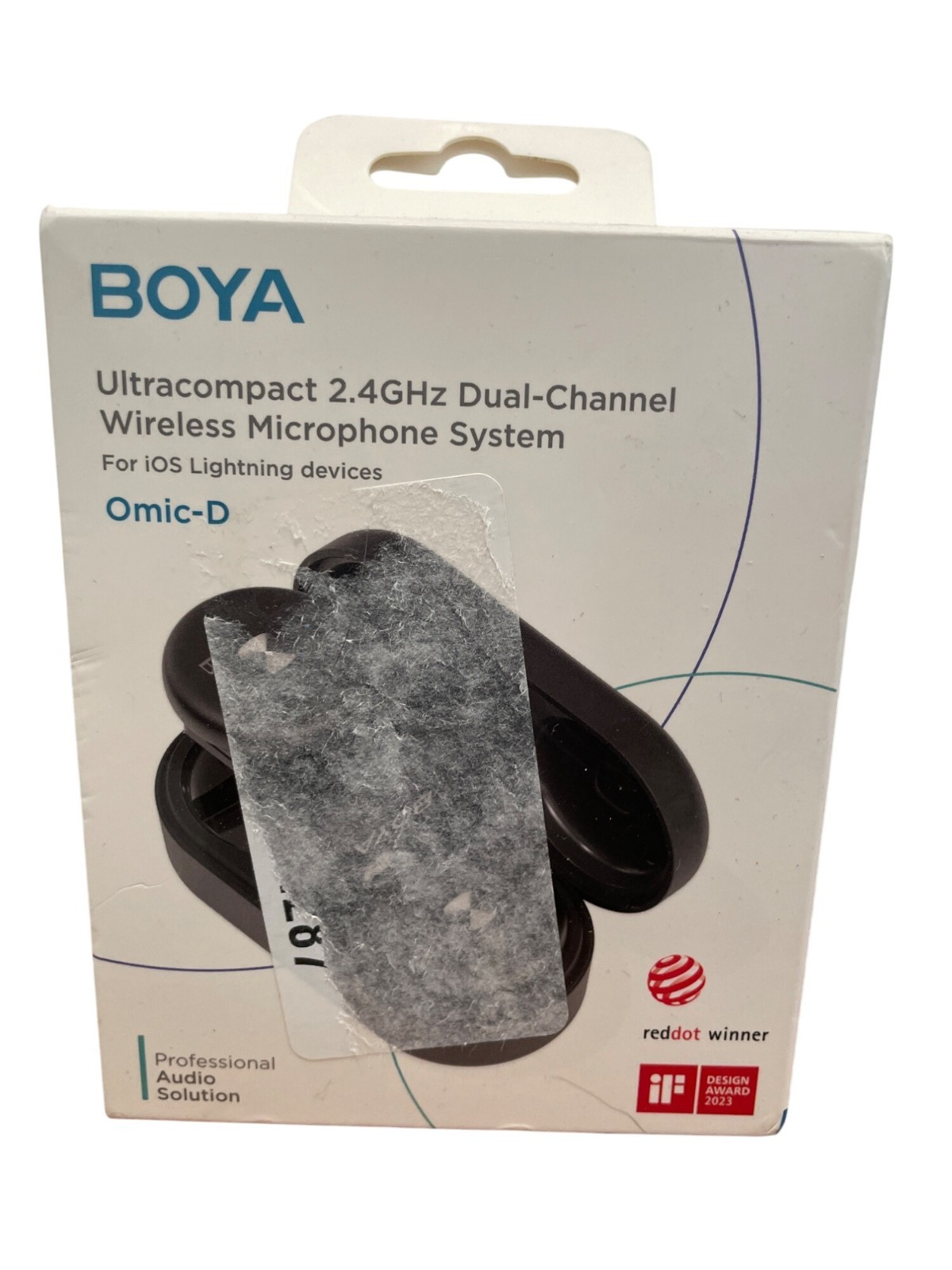 Boya Omic-D 2.4GHz Dual-Channel Wireless Microphone System For iOS Devices