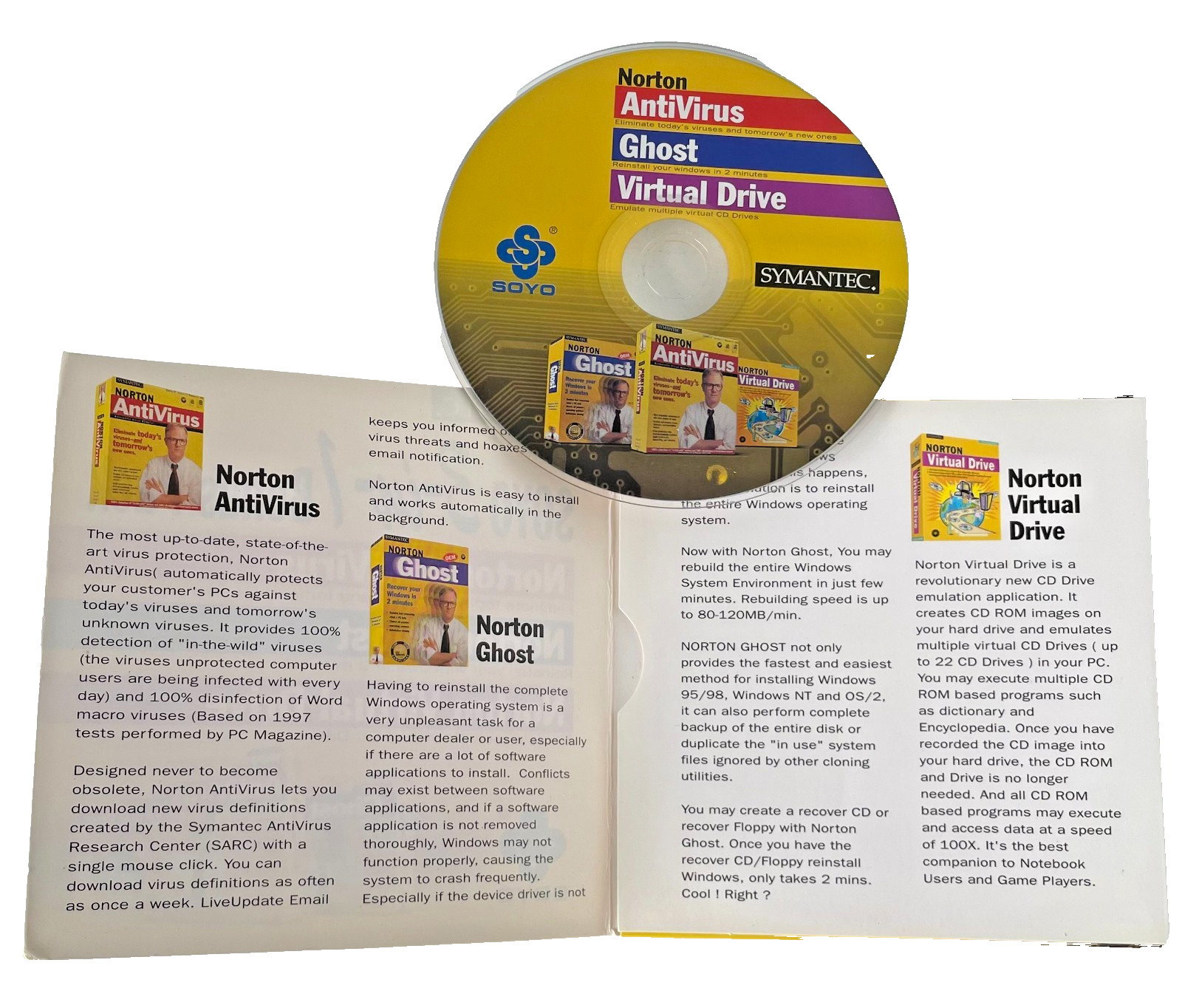 Norton 3-in-1 CD for Windows 95-98