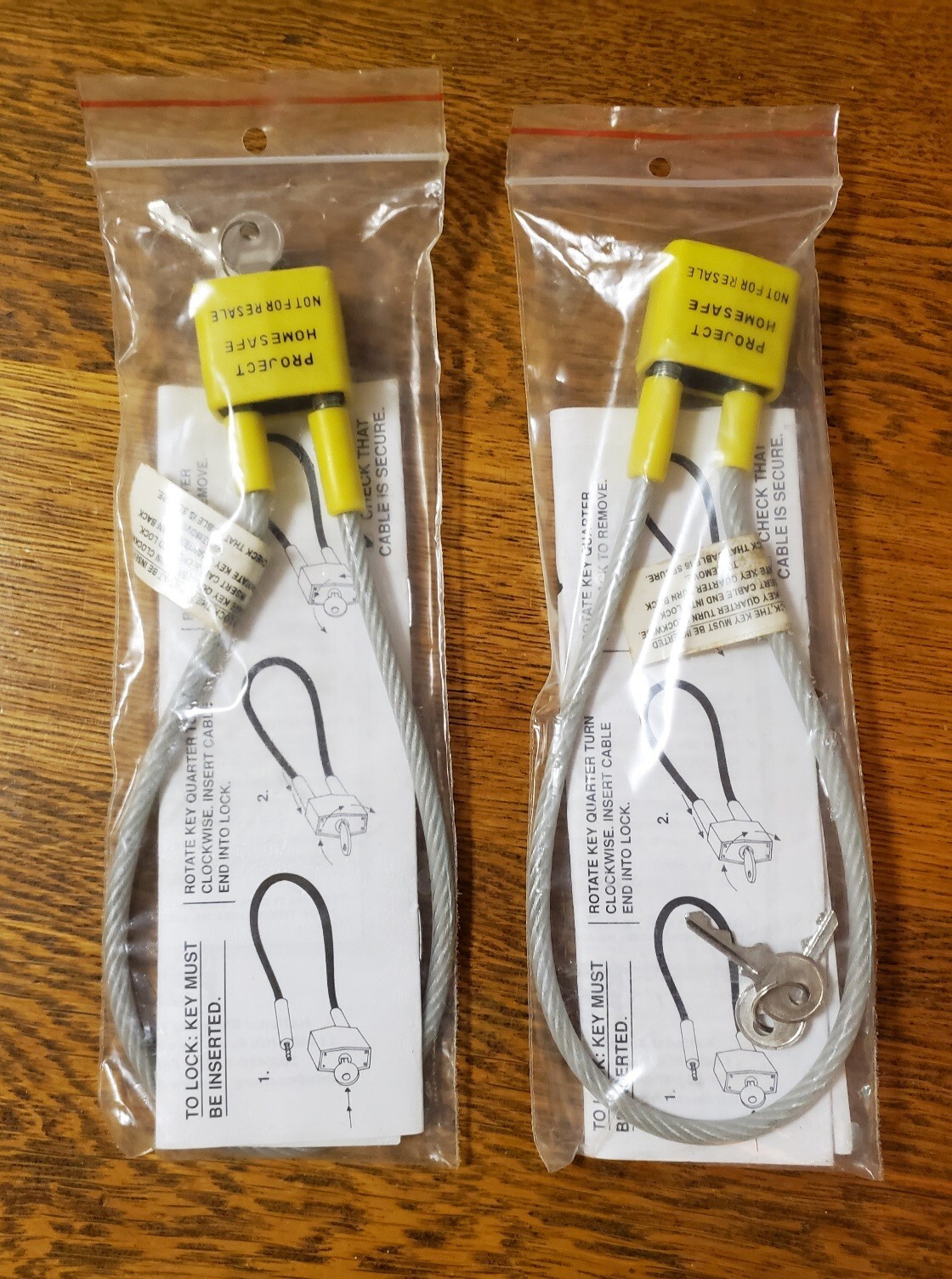 Project Homesafe Childsafe Cable Padlock Safety Gun Lock 2 Keys FREE SHIPPING