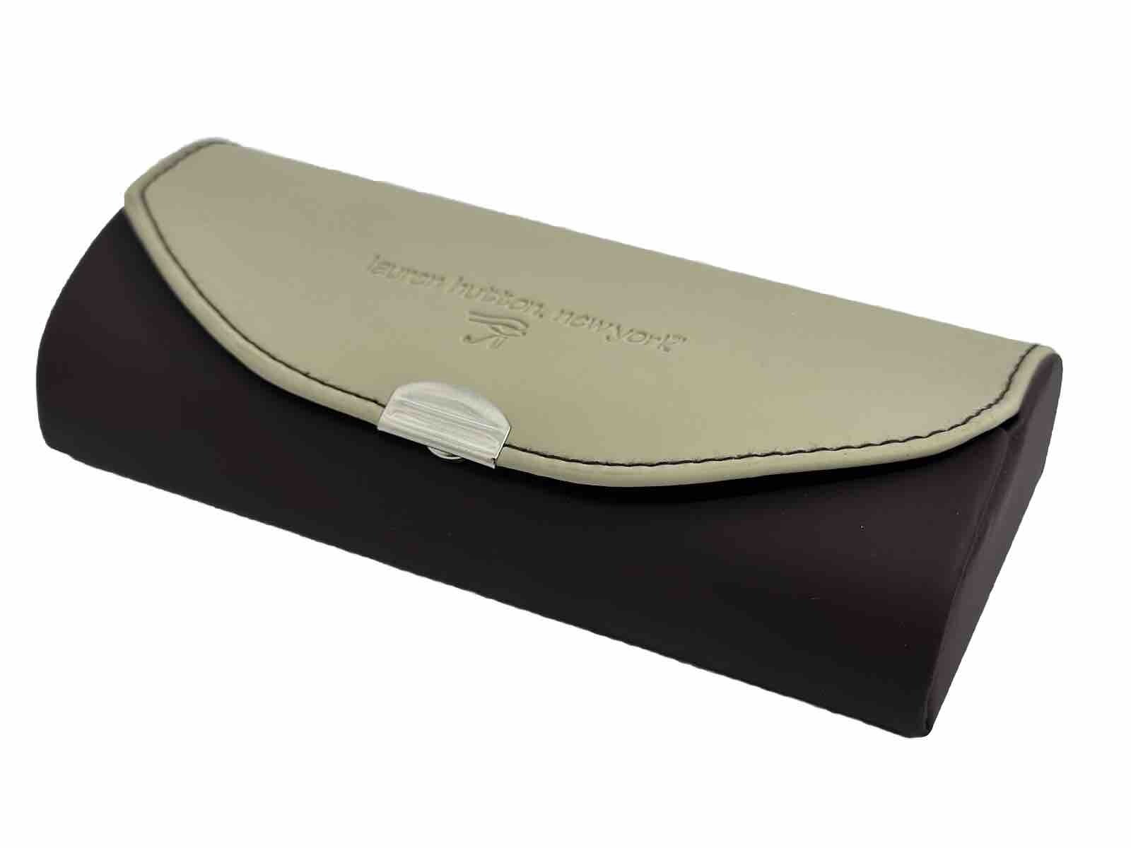 NEW Lauren Hutton New York Semi-Soft Eyeglasses Case W Snap Closure