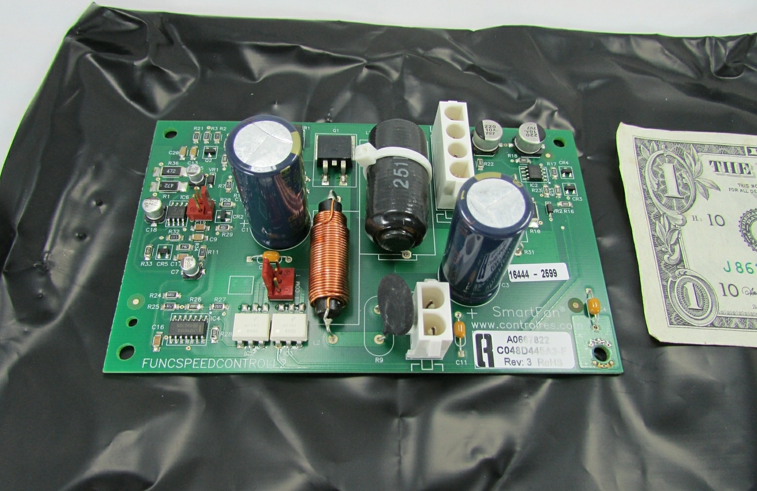 New Control Resources SmartFan Fan Speed Controllers A0667822 C048D445A3-F Rev 3
