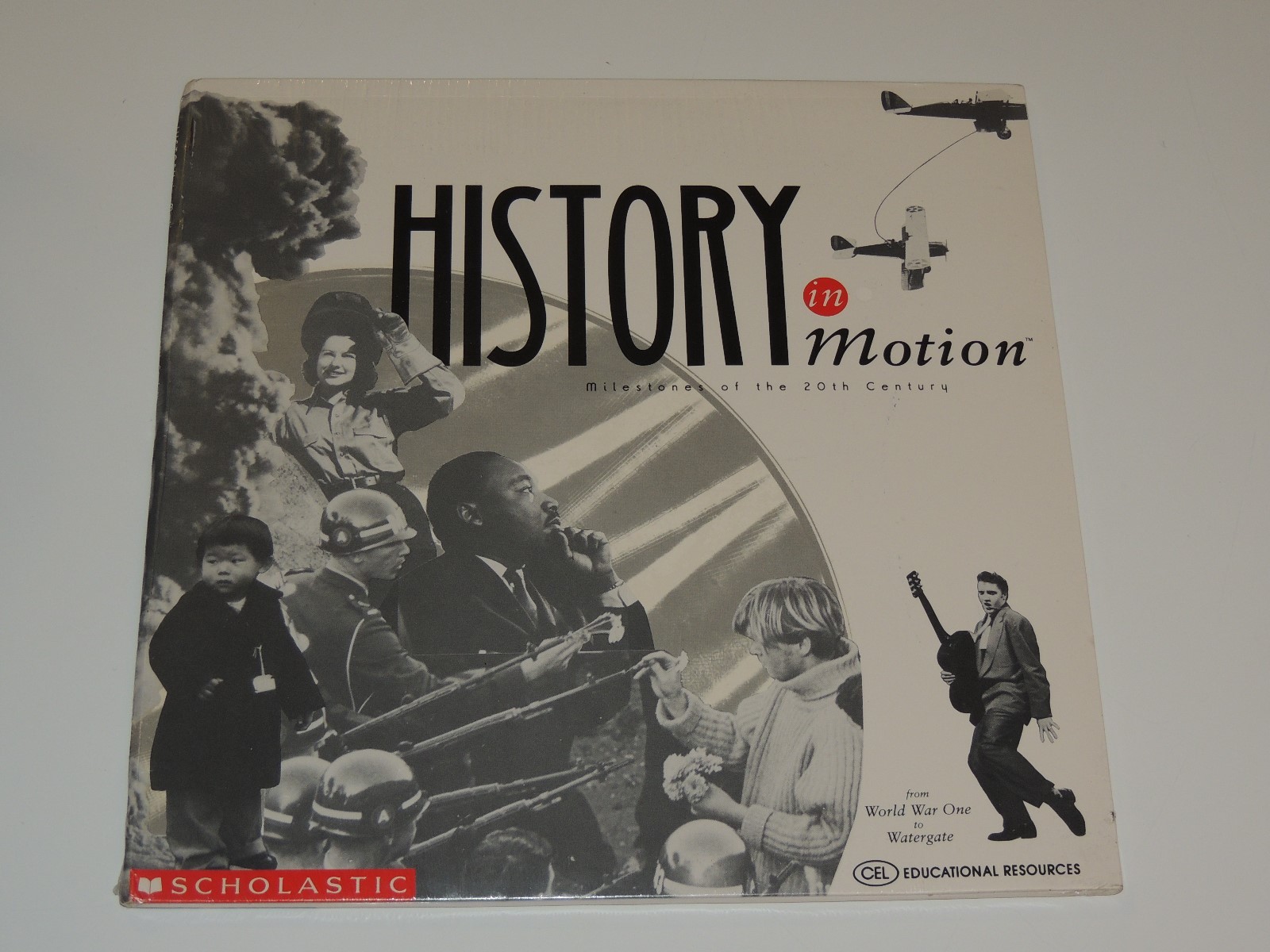 HISTORY IN MOTION milestones of the 20th century LASERDISC SEALED RARE