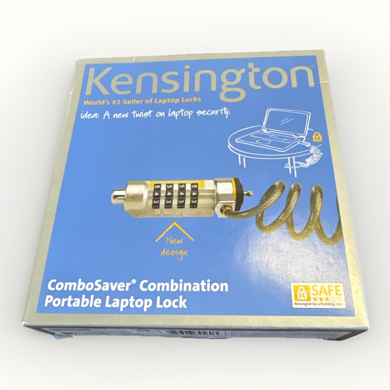 Kensington ComboSaver Combination Portable Notebook Laptop Lock New In Box