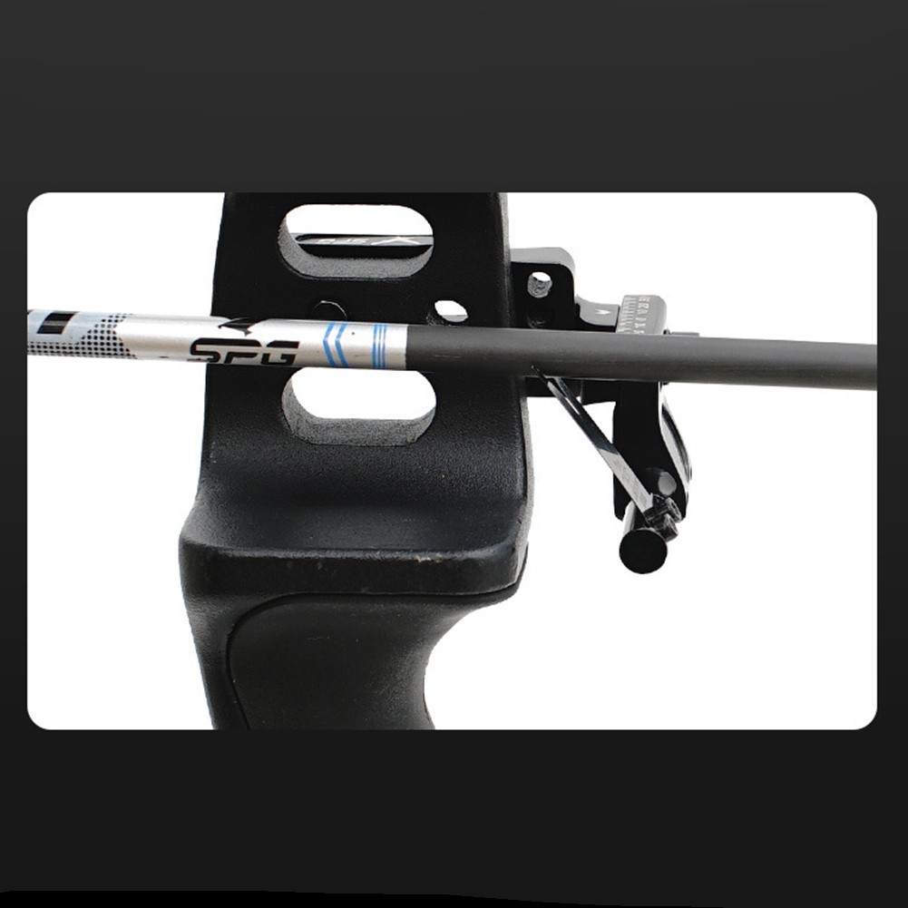 for versatile steel plate arrow rest suitable for different arrow shaft sizes