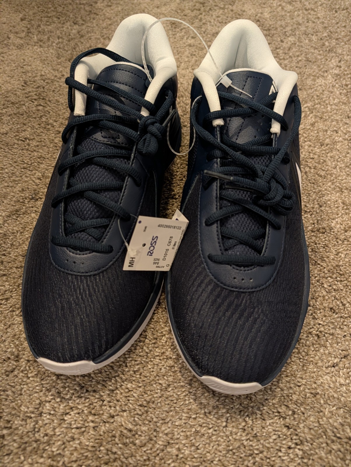 Nike Giannis Zoom Freak 6 Men's Size 12.5 Navy Blue Basketball Shoes FV1292 400