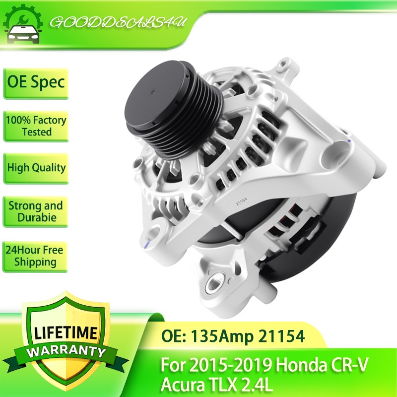 OEM Alternator 135Amp for 2015-2020 Honda CRV Acura TLX 2.4L 21154 104211-3470