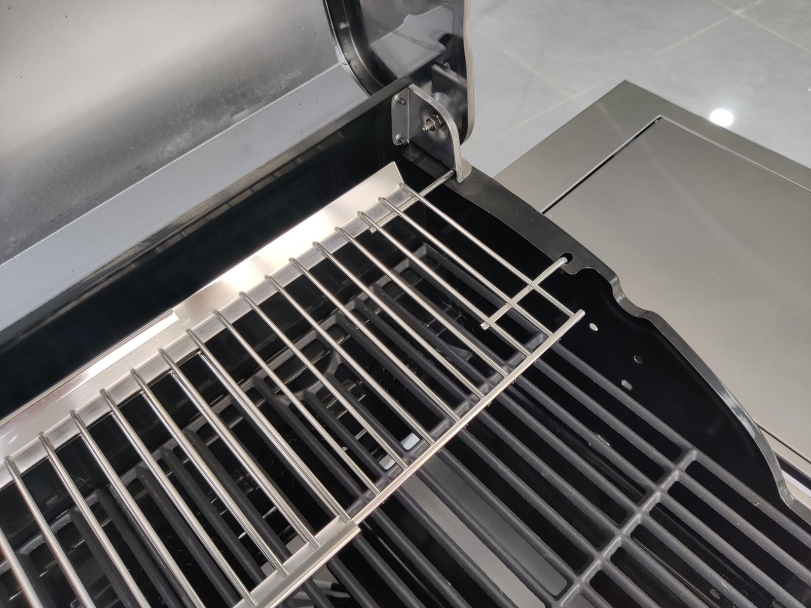 Universal Grill Warming Rack 20.6''- 32.08'', Adjustable Warming Rack for Nex...