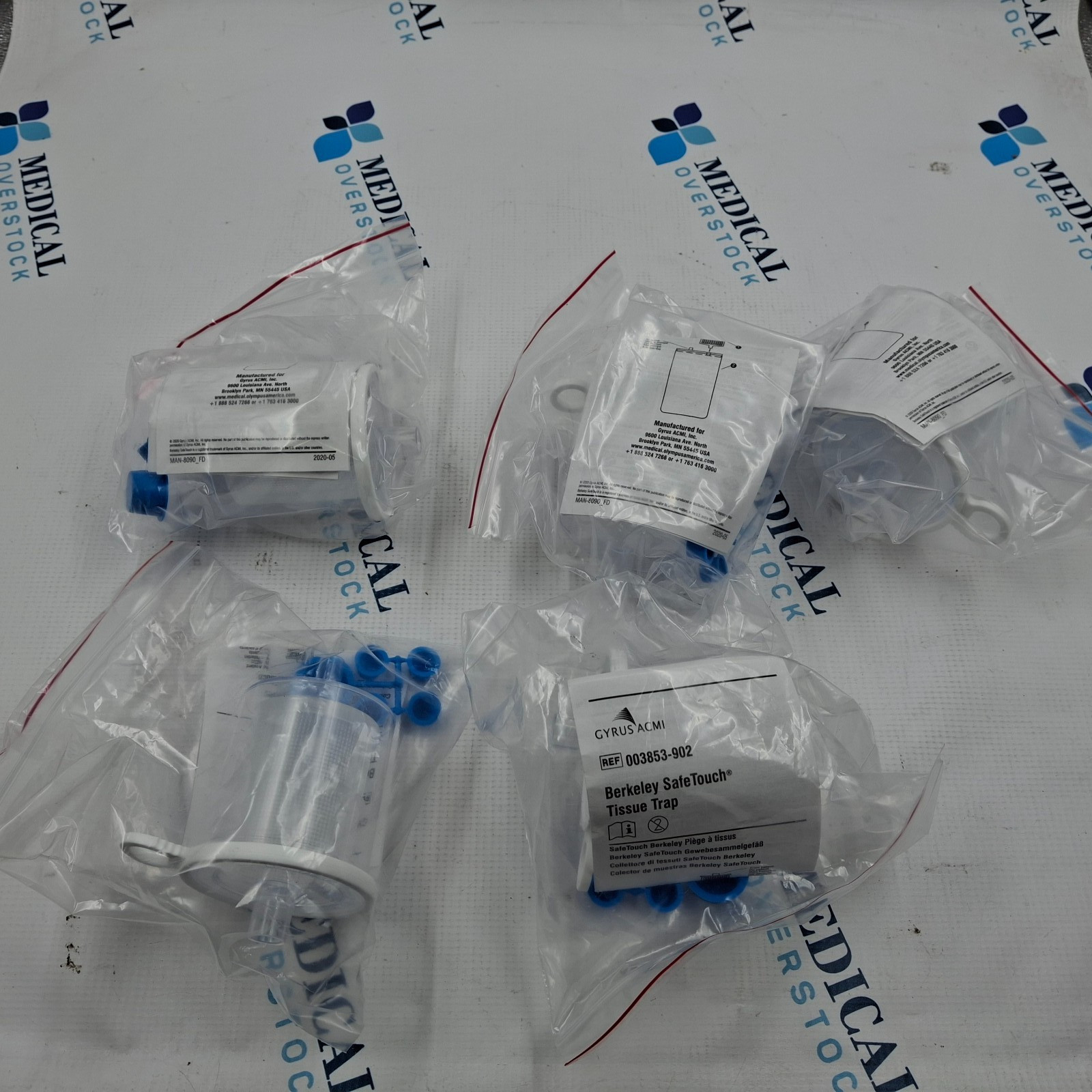 Gyrus ACMI Berkeley SafeTouch Tissue Trap REF 003853-902 Lot of 5