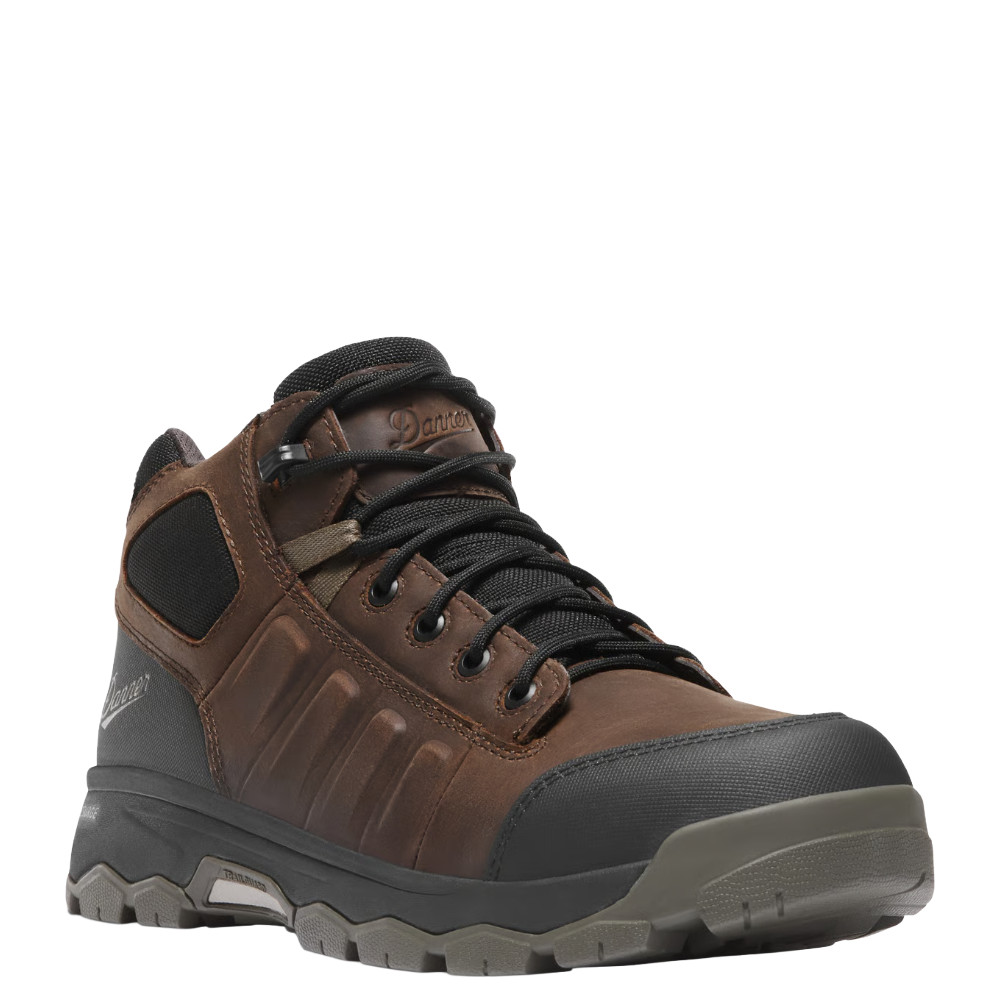 Danner Men's Wheat Ridge 4.5" Brown Leather Waterproof Work Boot 18500