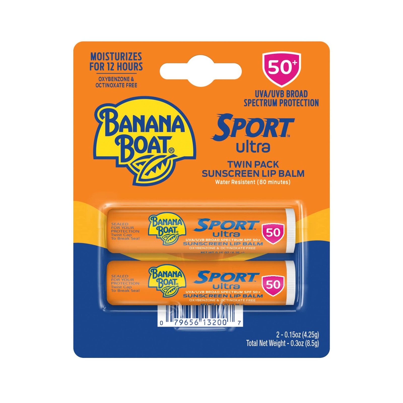 Banana Boat Sport Ultra SPF 50 Lip Sunscreen 2 Pack | SPF Lip Balm, Banana...