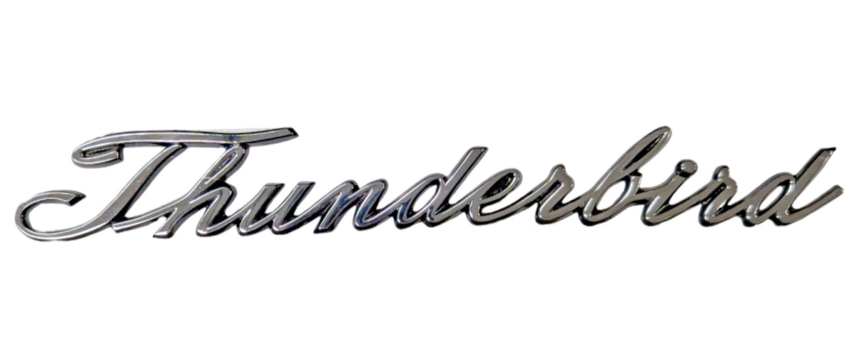 P/N A3-5 Ford Thunderbird chrome script 1965-1967
