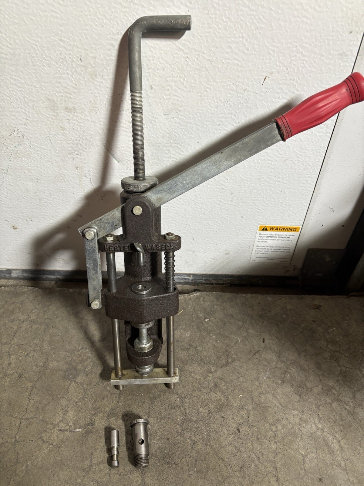 HERTERS BULLET SIZER MODEL 49 W/ 357 DIE 357 Top Punch
