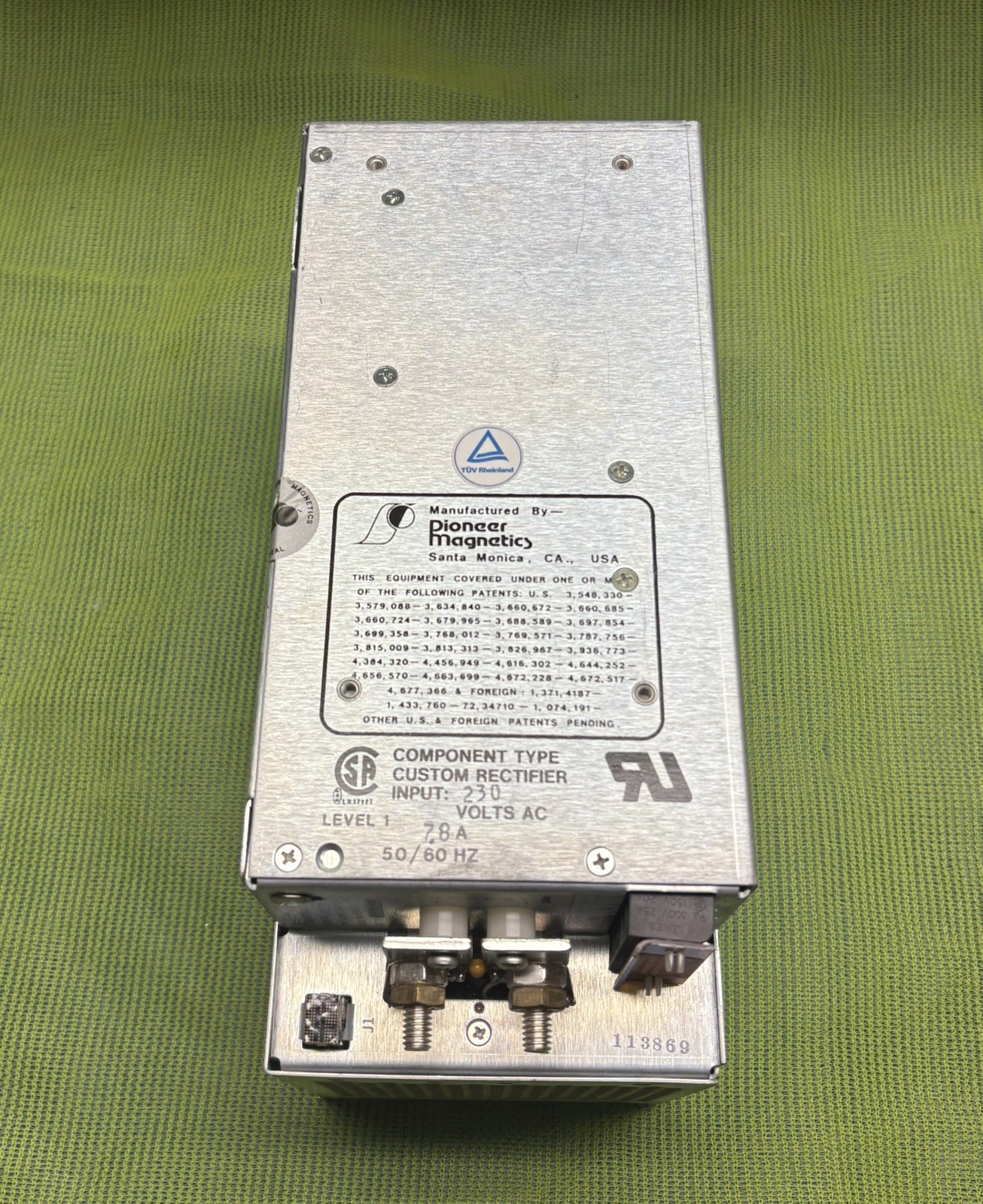 Pioneer Magnetics PM 2926A-2 (4 Available)