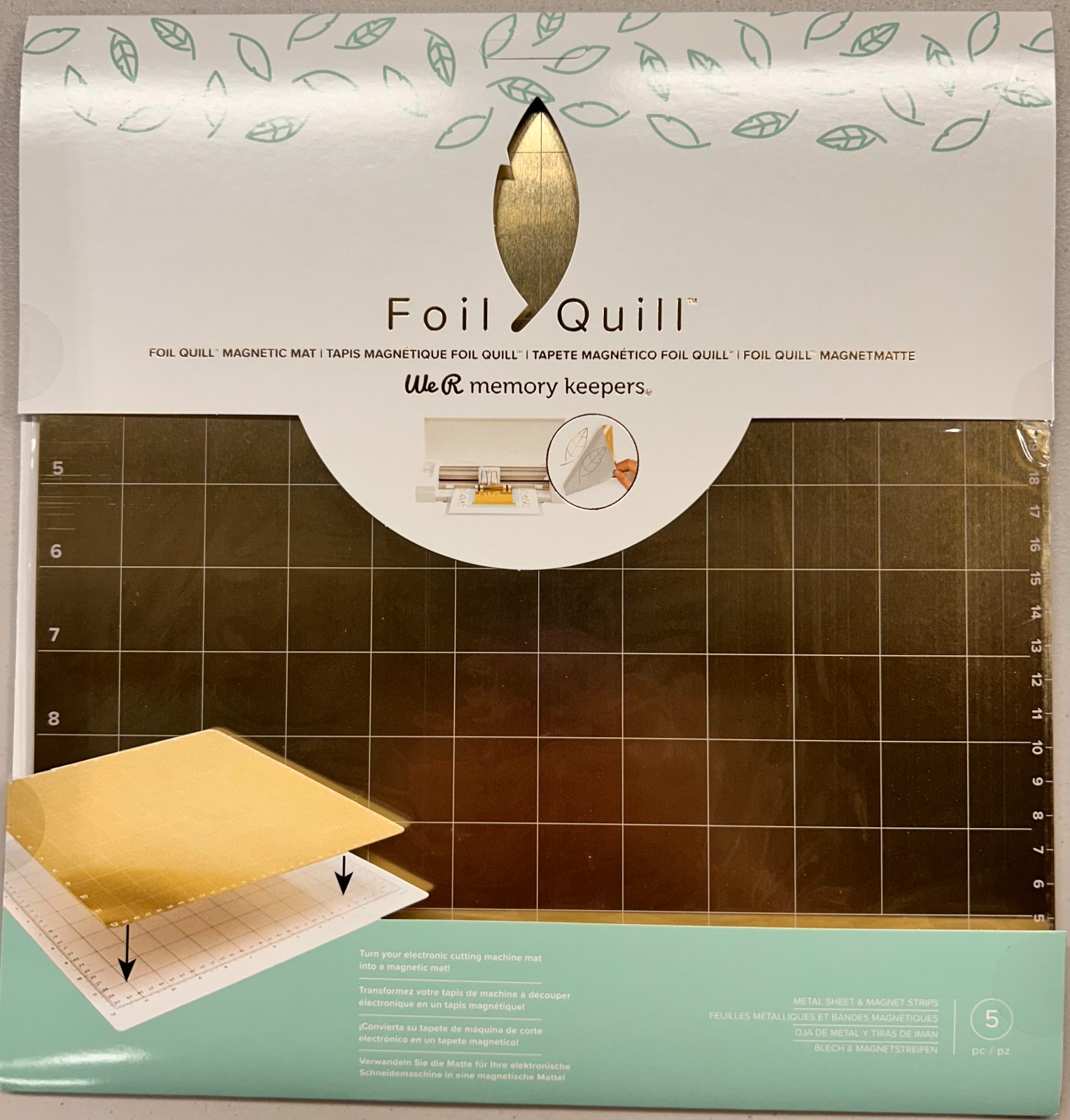 We R Memory Keepers Foil Quill Magnetic Mat-12"X12" NEW
