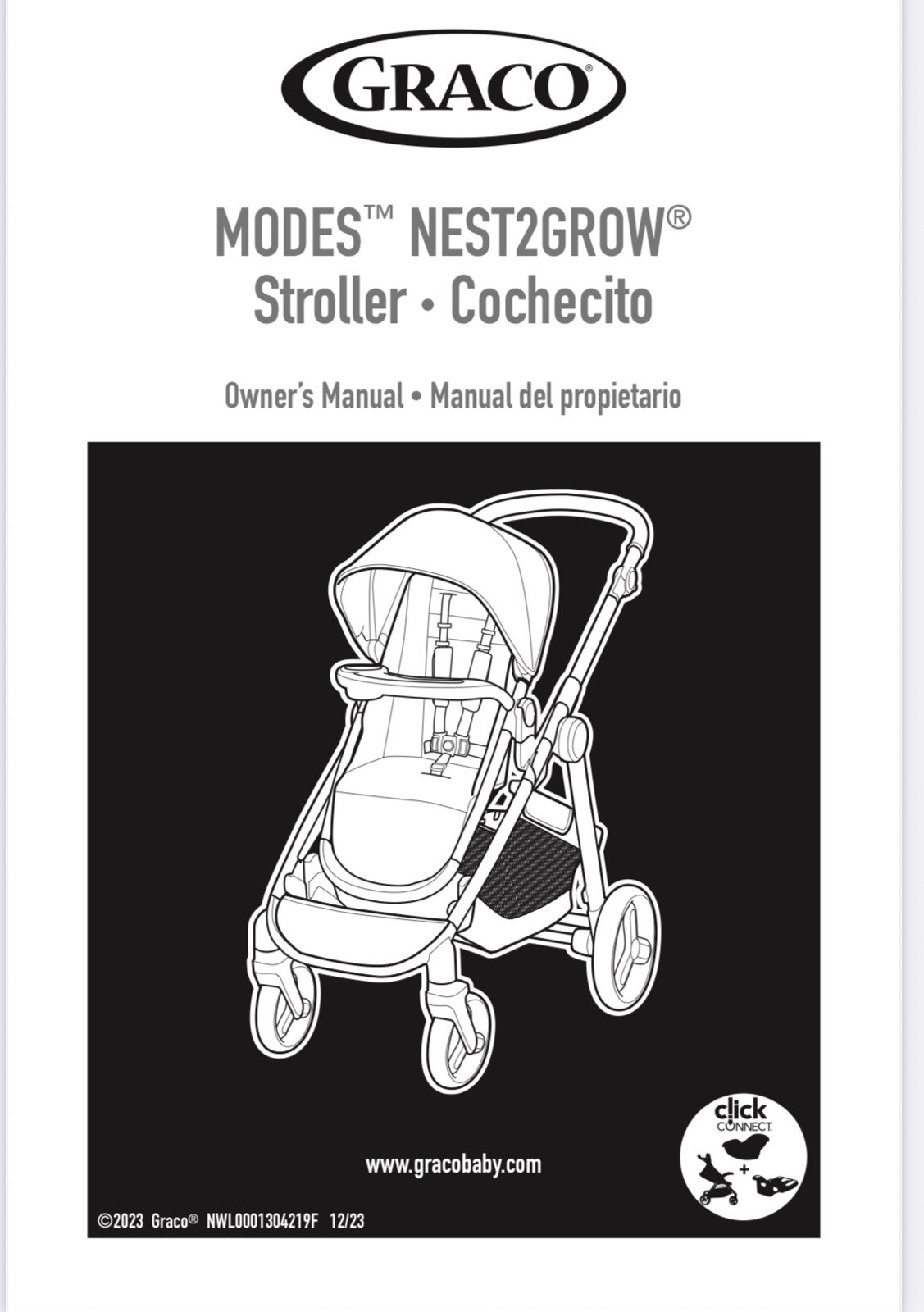 New! Graco Modes Nest2Grow Stroller Replacement Part Parent Cupholder