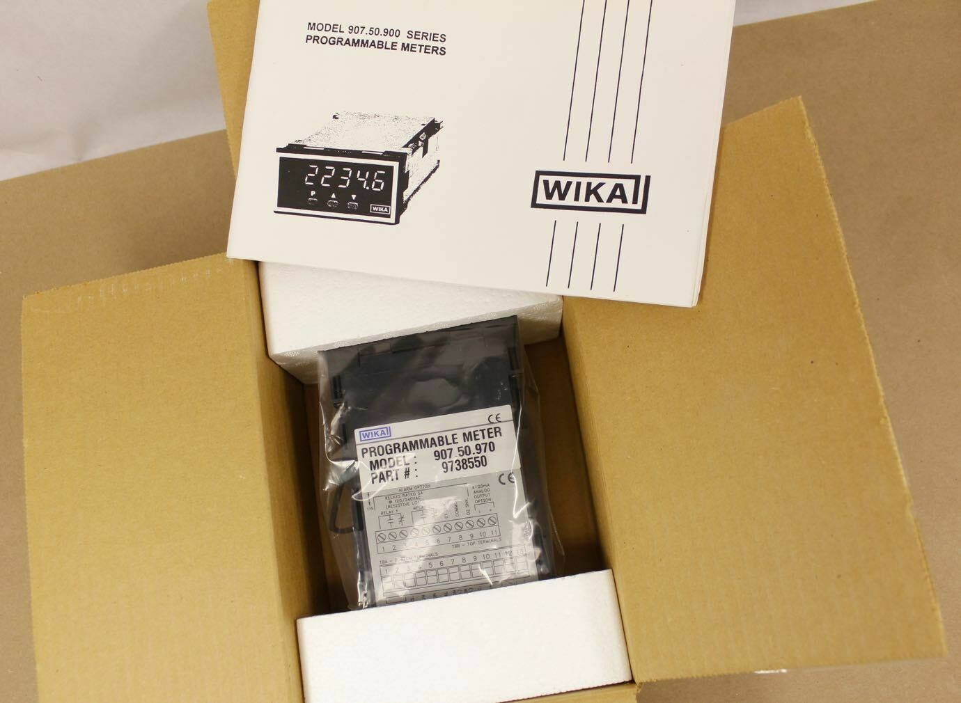 Wika Model 907.50.970 Programmable Process Meter 9738550 New Surplus In Box